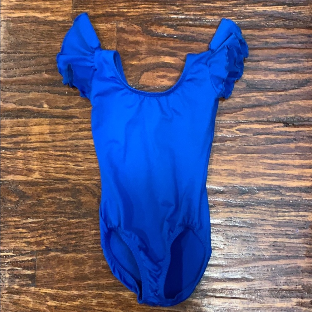 Flutter sleeve leotard